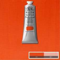 ACRILICA WINSOR NEWTON PROFISSIONAL 60ML 456 PYRROLE ORANGE ROW S4