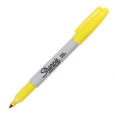 CANETA SHARPIE FINE PERMANENTE AMARELO