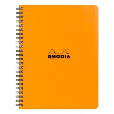 NOTE BOOK RHODIA A5 80G C/80 ORANGE ESPIRAL 193428C