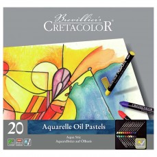 ESTOJO PASTEL AQUARELAVEL AQUA STIC OIL 20 CORES