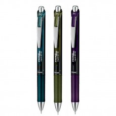 ESTOJO CANETA PENTEL ENERGEL BLACK COLORS PRETO (OLIVA, INDIGO, BORDO)