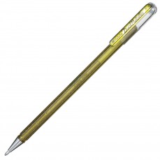 CANETA PENTEL HYBRID DUAL METALLIC DOURADA