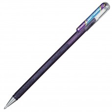 CANETA PENTEL HYBRID DUAL METALLIC VIOLETA E AZUL