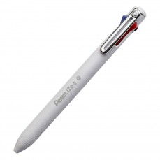 CANETA ESFEROG PENTEL RETRATIL IZEE MULTICORES 0,7mm BRANCA