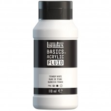 ACRILICA LIQUITEX BASICS FLUID 118ML 413 TITANIUM WHITE