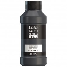 ACRILICA LIQUITEX BASICS FLUID 250ML IRIDESCENT GRAPHITE