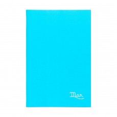 KIT 03 JOURNALS MAR AZUL CLARO A5 C/ PAUTA 60FLS CADA