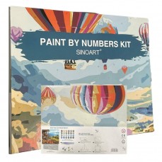 KIT DE PINTURA POR NUMEROS CAMPO DE TULIPAS 40X50 C3040-W8344