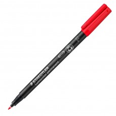 CANETA STAEDTLER LUMOCOLOR PERMANENTE 0,6mm FINE VERMELHO 318F