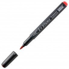 MARCADOR MARVY LE PLUME BRUSH 818 VERMELHO PAPOULA