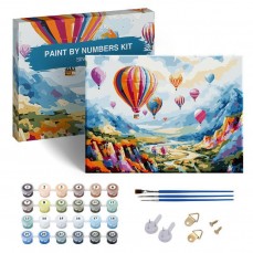 KIT DE PINTURA POR NUMEROS BALOES MAGICOS 40X50