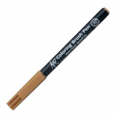 CANETA SAKURA KOI COLORING BRUSH 110 MARROM DARK