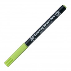 CANETA SAKURA KOI COLORING BRUSH 027 VERDE LIMAO