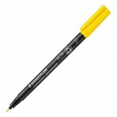 CANETA STAEDTLER LUMOCOLOR PERMANENTE 0,6mm FINE AMARELO 318F