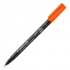 CANETA STAEDTLER LUMOCOLOR PERMANENTE 0,6mm FINE LARANJA 318F