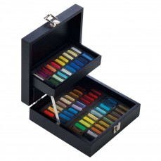 PASTEL SECO SENNELIER EXTRA SOFT 60 CORES ESTOJO MADEIRA