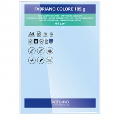 PAPEL FABRIANO COLORE 414 AZUL CIELO A4 185G C/10 UNI