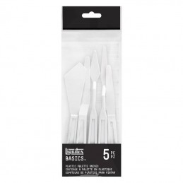 ESPATULAS PLASTICAS LIQUITEX C/ 05 X5 SET