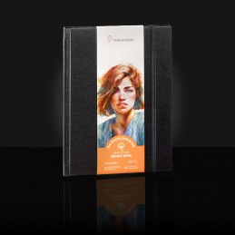 WATERCOLOUR BOOK ARTESANAL 250g/m2 15,3x20,5cm RETRATO 30F 100 cotton