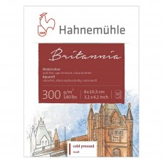 BLOCO HAHNEMUHLE BRITANNIA 300g/m2 08x10,5cm 12 FLS
