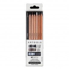 ESTOJO LAPIS SKETCH ARTOOLS C/  07 PEÇAS