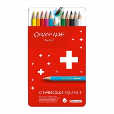 LAPIS AQUARELAVEL CARAN D´ACHE SWISSCOLOR 12 CORES 1285712
