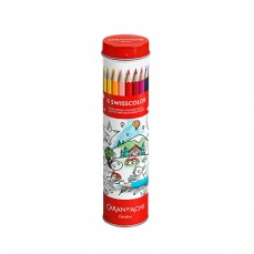 LAPIS AQUARELAVEL CARAN D´ACHE SWISSCOLOR 18 CORES ED LIMITADA
