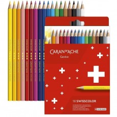 LAPIS COR CARAN D´ACHE SWISSCOLOR CARDBOARD 18 CORES 1284818 LAPIS COR CARAN D´ACHE SWISSCOLOR CARDBOARD 18 CORES 1284818