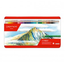 ESTOJO LAPIS COR CARAN D´ACHE PABLO 040 CORES