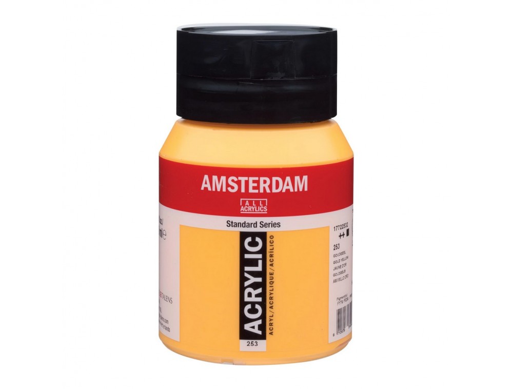 ACRILICA TALENS AMSTERDAM 500ml 253 GOLD YELLOW ACRILICA TALENS AMSTERDAM 500ml 253 GOLD YELLOW