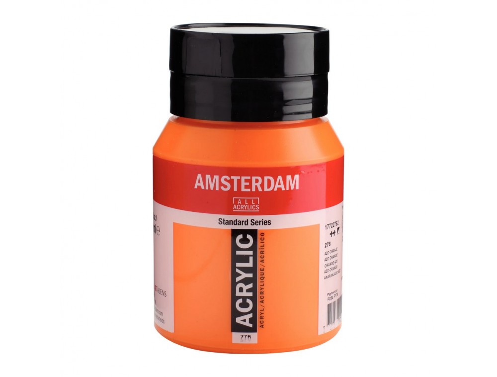 ACRILICA TALENS AMSTERDAM 500ml 276 ORANGE AZO ACRILICA TALENS AMSTERDAM 500ml 276 ORANGE AZO