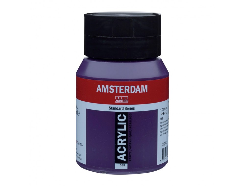 ACRILICA TALENS AMSTERDAM 500ml 568 PERMANENT BLUE VIOLET ACRILICA TALENS AMSTERDAM 500ml 568 PERMANENT BLUE VIOLET