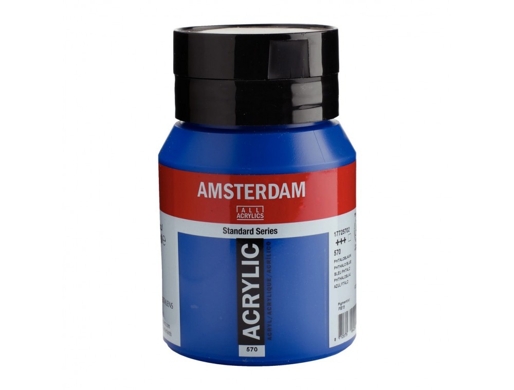 ACRILICA TALENS AMSTERDAM 500ml 570 PHTHALO BLUE ACRILICA TALENS AMSTERDAM 500ml 570 PHTHALO BLUE
