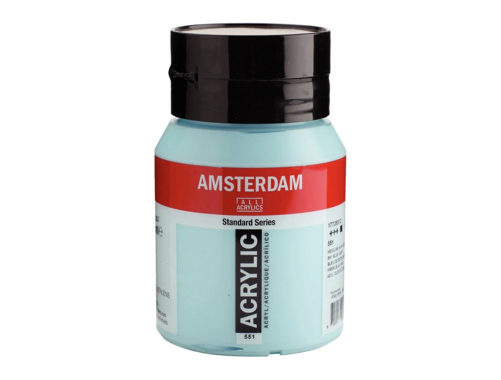 ACRILICA TALENS AMSTERDAM 500ml 551 SKY BLUE LIGHT ACRILICA TALENS AMSTERDAM 500ml 551 SKY BLUE LIGHT
