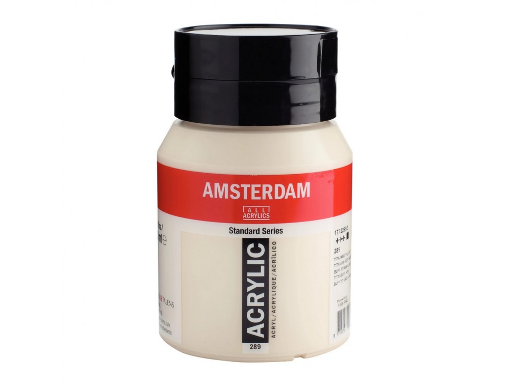 ACRILICA TALENS AMSTERDAM 500ml 289 TITANIUM BUFF LIGHT ACRILICA TALENS AMSTERDAM 500ml 289 TITANIUM BUFF LIGHT