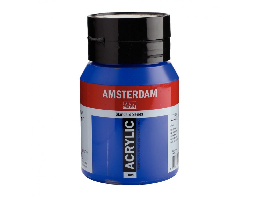 ACRILICA TALENS AMSTERDAM 500ml 504 ULTRAMARINE ACRILICA TALENS AMSTERDAM 500ml 504 ULTRAMARINE