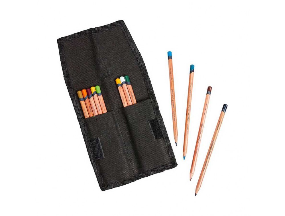 ESTOJO P/ LAPIS DERWENT POCKET PRETO P/ 12 UNIDADES ESTOJO P/ LAPIS DERWENT POCKET PRETO P/ 12 UNIDADES