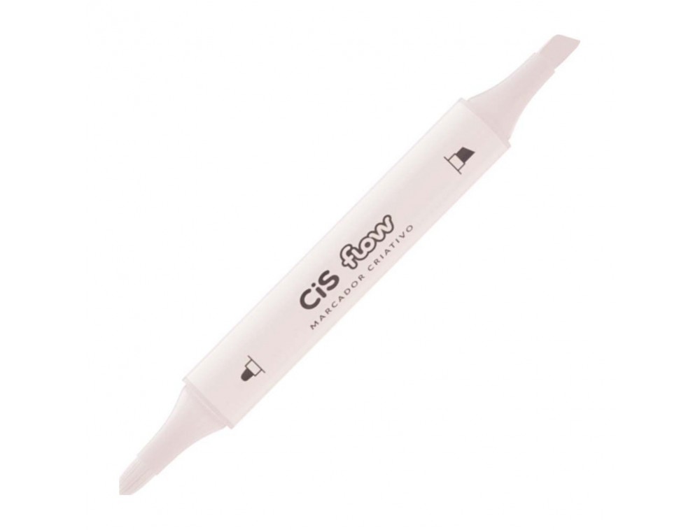 MARCADOR CRIATIVO CIS FLOW DUPLA 43 BRANCA MARCADOR CRIATIVO CIS FLOW DUPLA 43 BRANCA
