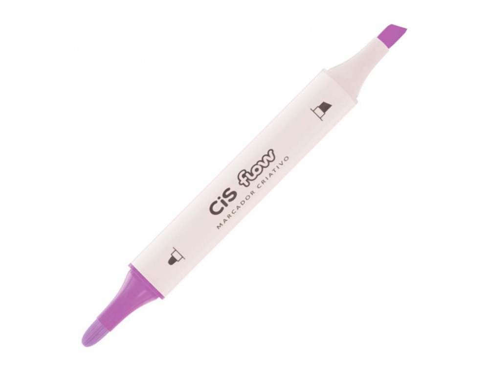 MARCADOR CRIATIVO CIS FLOW DUPLA 131 LILAS MARCADOR CRIATIVO CIS FLOW DUPLA 131 LILAS
