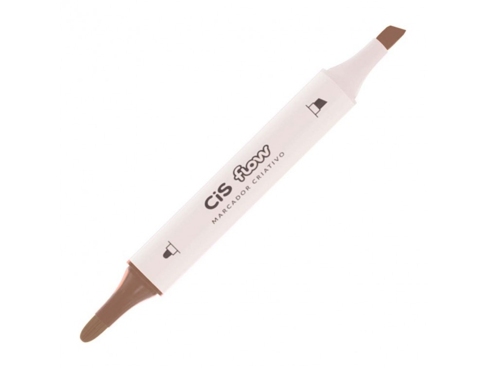 MARCADOR CRIATIVO CIS FLOW DUPLA 65 CAPPUCCINO MARCADOR CRIATIVO CIS FLOW DUPLA 65 CAPPUCCINO