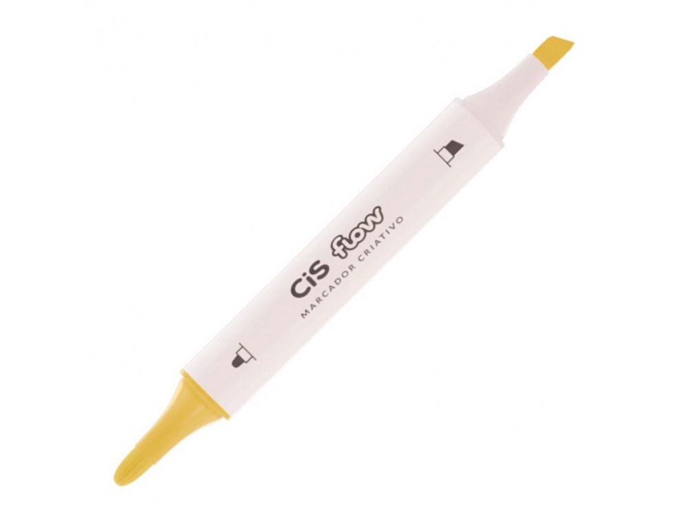 MARCADOR CRIATIVO CIS FLOW DUPLA 129 AREIA MARCADOR CRIATIVO CIS FLOW DUPLA 129 AREIA