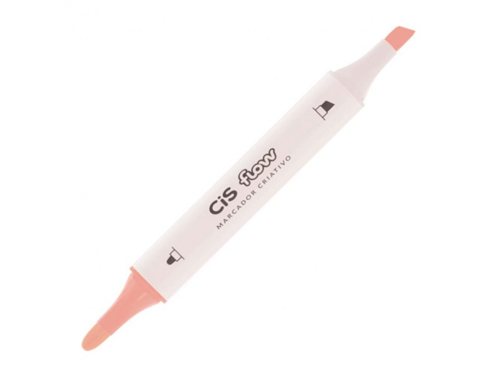 MARCADOR CRIATIVO CIS FLOW DUPLA 145 PESSEGO MARCADOR CRIATIVO CIS FLOW DUPLA 145 PESSEGO