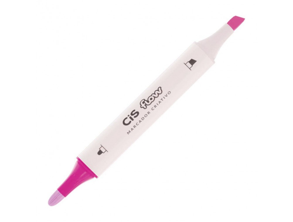 MARCADOR CRIATIVO CIS FLOW DUPLA 46 MAGENTA MARCADOR CRIATIVO CIS FLOW DUPLA 46 MAGENTA