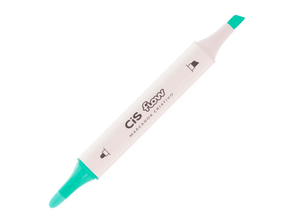 MARCADOR CRIATIVO CIS FLOW DUPLA 66 TURQUESA MARCADOR CRIATIVO CIS FLOW DUPLA 66 TURQUESA