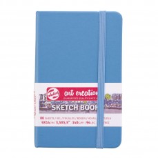 SKETCHBOOK TALENS LAKE BLUE 09X14 80 FOLHAS