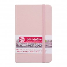 SKETCHBOOK TALENS PASTEL ROSE 09X14 80 FOLHAS