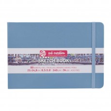SKETCHBOOK TALENS LAKE BLUE 21X15 80FLS