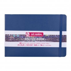 SKETCHBOOK TALENS NAVY BLUE 21X15 80FLS