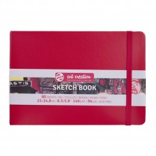 SKETCHBOOK TALENS RED 21X15 80FLS